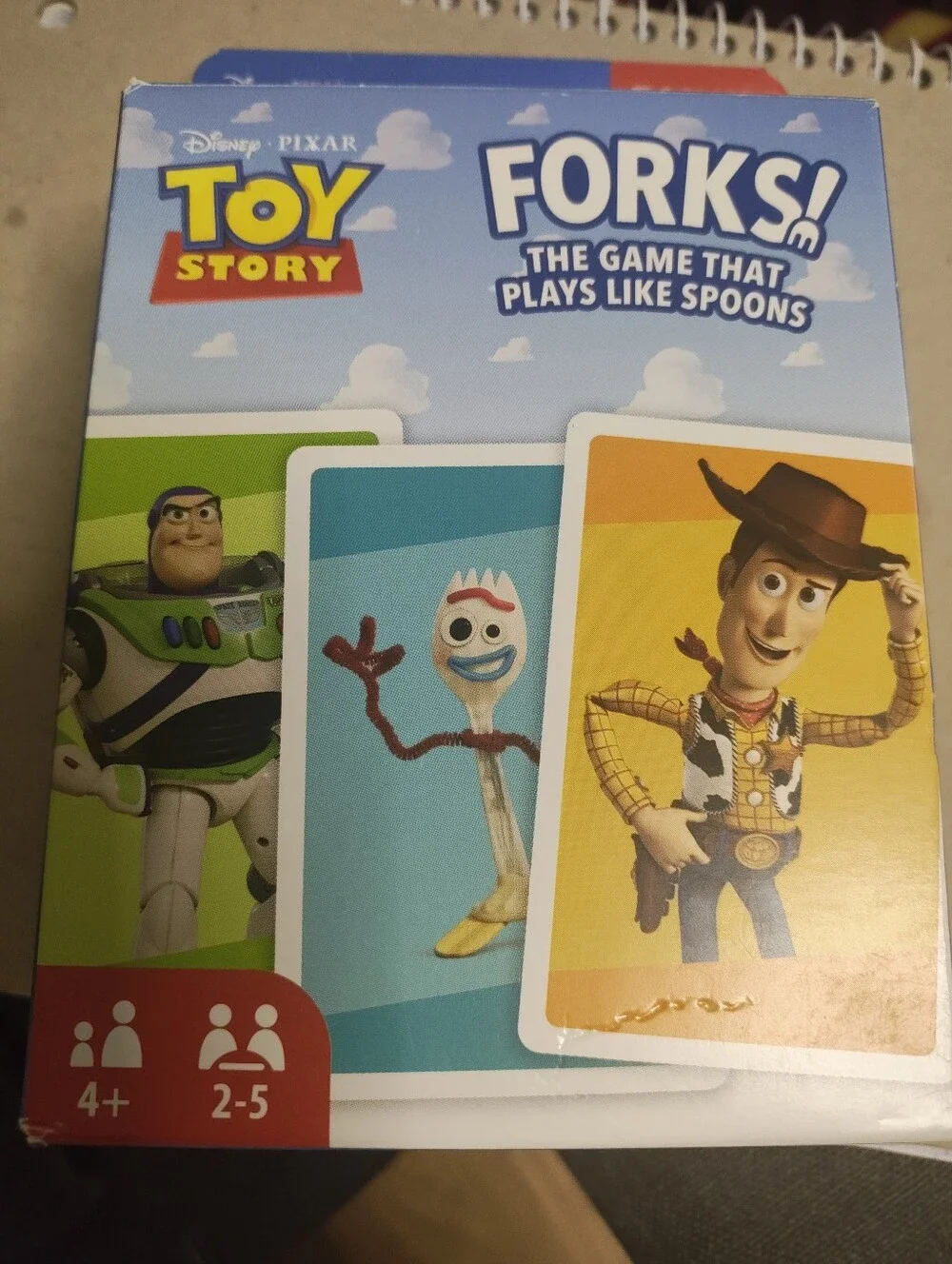 Forks! Card Game - Blue & Yellow